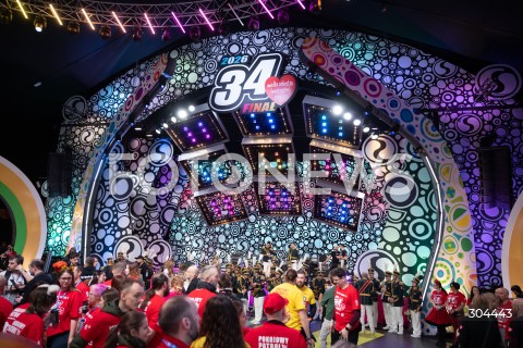  25.01.2026 WARSZAWA<br />34. FINAL WIELKIEJ ORKIESTRY SWIATECZNEJ POMOCY<br />N/Z STUDIO WOSP<br /> 