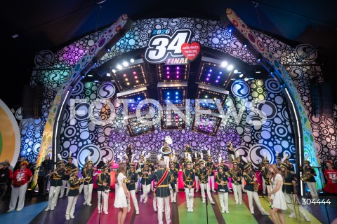  25.01.2026 WARSZAWA<br />34. FINAL WIELKIEJ ORKIESTRY SWIATECZNEJ POMOCY<br />N/Z STUDIO WOSP ORKIESTRA NADARZYN<br /> 