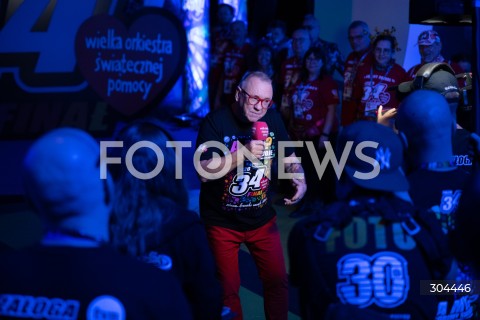  25.01.2026 WARSZAWA<br />34. FINAL WIELKIEJ ORKIESTRY SWIATECZNEJ POMOCY<br />N/Z JERZY JUREK OWSIAK<br /> 