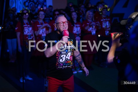  25.01.2026 WARSZAWA<br />34. FINAL WIELKIEJ ORKIESTRY SWIATECZNEJ POMOCY<br />N/Z JERZY JUREK OWSIAK<br /> 