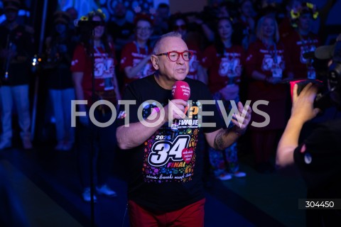  25.01.2026 WARSZAWA<br />34. FINAL WIELKIEJ ORKIESTRY SWIATECZNEJ POMOCY<br />N/Z JERZY JUREK OWSIAK<br /> 