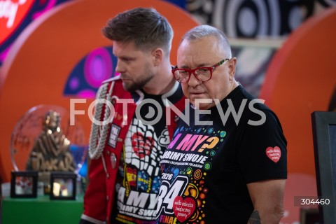  25.01.2026 WARSZAWA<br />34. FINAL WIELKIEJ ORKIESTRY SWIATECZNEJ POMOCY<br />N/Z JERZY JUREK OWSIAK<br /> 