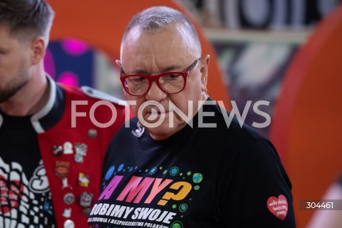  25.01.2026 WARSZAWA<br />34. FINAL WIELKIEJ ORKIESTRY SWIATECZNEJ POMOCY<br />N/Z JERZY JUREK OWSIAK<br /> 