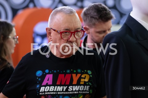  25.01.2026 WARSZAWA<br />34. FINAL WIELKIEJ ORKIESTRY SWIATECZNEJ POMOCY<br />N/Z JERZY JUREK OWSIAK<br /> 