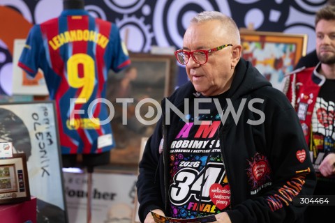  25.01.2026 WARSZAWA<br />34. FINAL WIELKIEJ ORKIESTRY SWIATECZNEJ POMOCY<br />N/Z JERZY JUREK OWSIAK<br /> 