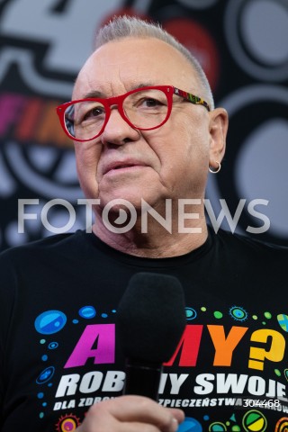  25.01.2026 WARSZAWA<br />34. FINAL WIELKIEJ ORKIESTRY SWIATECZNEJ POMOCY<br />N/Z JERZY JUREK OWSIAK<br /> 