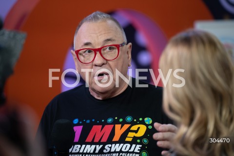  25.01.2026 WARSZAWA<br />34. FINAL WIELKIEJ ORKIESTRY SWIATECZNEJ POMOCY<br />N/Z JERZY JUREK OWSIAK<br /> 