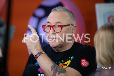  25.01.2026 WARSZAWA<br />34. FINAL WIELKIEJ ORKIESTRY SWIATECZNEJ POMOCY<br />N/Z JERZY JUREK OWSIAK<br /> 