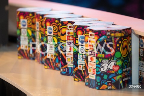  25.01.2026 WARSZAWA<br />34. FINAL WIELKIEJ ORKIESTRY SWIATECZNEJ POMOCY<br />N/Z PUSZKA FINALOWA<br /> 