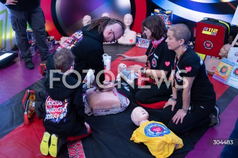  25.01.2026 WARSZAWA<br />34. FINAL WIELKIEJ ORKIESTRY SWIATECZNEJ POMOCY<br />N/Z SZKOLENIE Z PIERWSZEJ POMOCY<br /> 