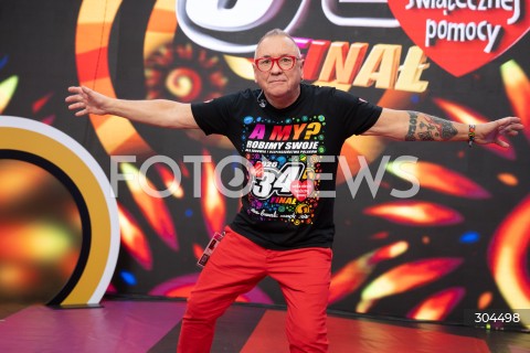  25.01.2026 WARSZAWA<br />34. FINAL WIELKIEJ ORKIESTRY SWIATECZNEJ POMOCY<br />N/Z JERZY JUREK OWSIAK<br /> 