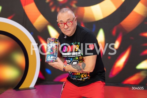  25.01.2026 WARSZAWA<br />34. FINAL WIELKIEJ ORKIESTRY SWIATECZNEJ POMOCY<br />N/Z JERZY JUREK OWSIAK<br /> 