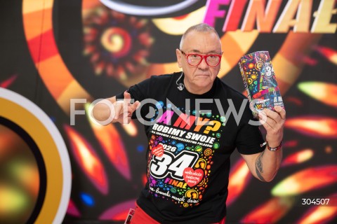  25.01.2026 WARSZAWA<br />34. FINAL WIELKIEJ ORKIESTRY SWIATECZNEJ POMOCY<br />N/Z JERZY JUREK OWSIAK<br /> 