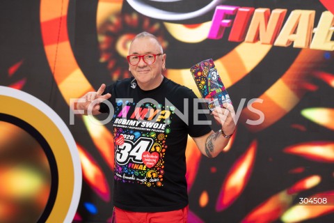  25.01.2026 WARSZAWA<br />34. FINAL WIELKIEJ ORKIESTRY SWIATECZNEJ POMOCY<br />N/Z JERZY JUREK OWSIAK<br /> 