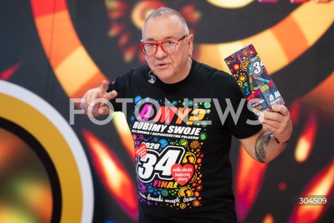  25.01.2026 WARSZAWA<br />34. FINAL WIELKIEJ ORKIESTRY SWIATECZNEJ POMOCY<br />N/Z JERZY JUREK OWSIAK<br /> 