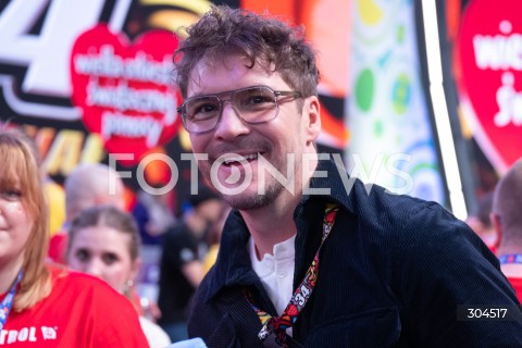  25.01.2026 WARSZAWA<br />34. FINAL WIELKIEJ ORKIESTRY SWIATECZNEJ POMOCY<br />N/Z MIKOLAJ ROZNERSKI<br /> 