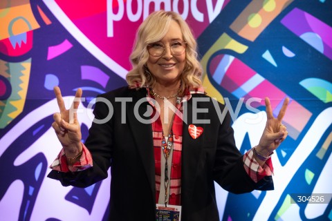  25.01.2026 WARSZAWA<br />34. FINAL WIELKIEJ ORKIESTRY SWIATECZNEJ POMOCY<br />N/Z AGATA MLYNARSKA<br /> 