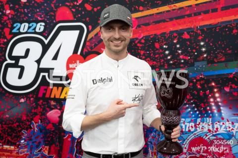  25.01.2026 WARSZAWA<br />34. FINAL WIELKIEJ ORKIESTRY SWIATECZNEJ POMOCY<br />N/Z KAJETAN KAJETANOWICZ<br /> 