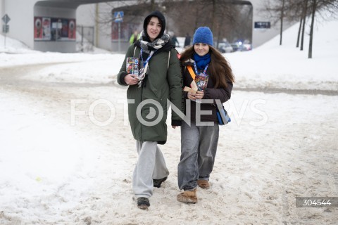  25.01.2026 WARSZAWA<br />34. FINAL WIELKIEJ ORKIESTRY SWIATECZNEJ POMOCY<br />N/Z WOLONTARIUSZE WOSP<br /> 