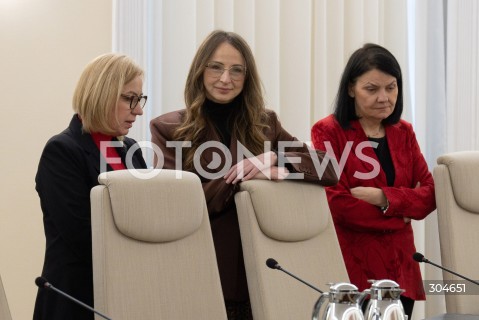  27.01.2026 WARSZAWA<br />POSIEDZENIE RADY MINISTROW<br />N/Z PAULINA HENNIG KLOSKA AGNIESZKA DZIEMIANOWICZ BAK<br />FOT. MARCIN BANASZKIEWICZ / FOTONEWS  