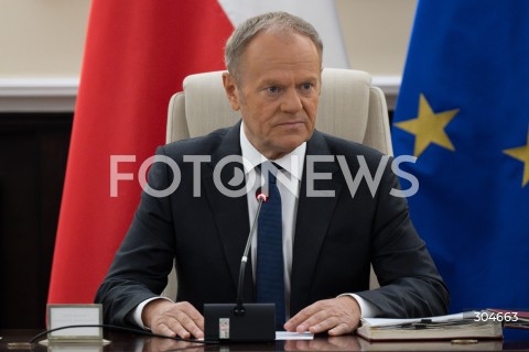  27.01.2026 WARSZAWA<br />POSIEDZENIE RADY MINISTROW<br />N/Z PREMIER DONALD TUSK<br />FOT. MARCIN BANASZKIEWICZ / FOTONEWS  