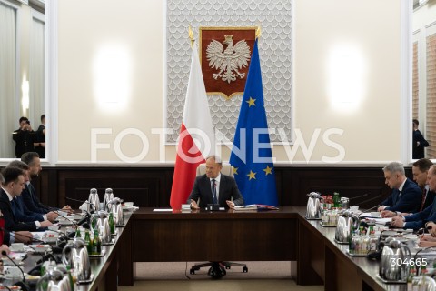  27.01.2026 WARSZAWA<br />POSIEDZENIE RADY MINISTROW<br />N/Z PREMIER DONALD TUSK<br />FOT. MARCIN BANASZKIEWICZ / FOTONEWS  