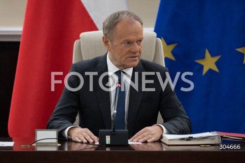  27.01.2026 WARSZAWA<br />POSIEDZENIE RADY MINISTROW<br />N/Z PREMIER DONALD TUSK<br />FOT. MARCIN BANASZKIEWICZ / FOTONEWS  