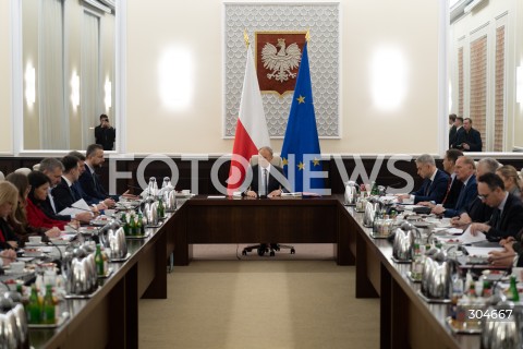  27.01.2026 WARSZAWA<br />POSIEDZENIE RADY MINISTROW<br />N/Z PREMIER DONALD TUSK<br />FOT. MARCIN BANASZKIEWICZ / FOTONEWS  