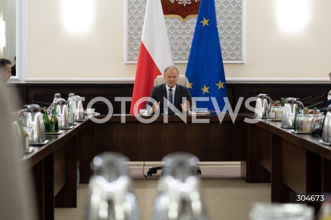 Posiedzenie Rady Ministrów w Warszawie