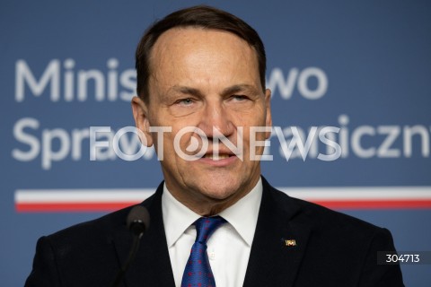  30.01.2026 WARSZAWA<br />KONFERENCJA PRASOWA RADOSLAWA SIKORSKIEGO Z MINISTREM SPRAW ZAGRANICZNYCH LUKSEMBURGA XAVIEREM BETTELEM<br /><br />PRESS CONFERENCE OF RADOSLAW SIKORSKI WITH THE MINISTER OF FOREIGN AFFAIRS OF LUXEMBOURG XAVIER BETTEL<br />N/Z RADOSLAW SIKORSKI<br />FOT. MARCIN BANASZKIEWICZ / FOTONEWS  