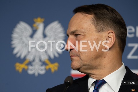  30.01.2026 WARSZAWA<br />KONFERENCJA PRASOWA RADOSLAWA SIKORSKIEGO Z MINISTREM SPRAW ZAGRANICZNYCH LUKSEMBURGA XAVIEREM BETTELEM<br /><br />PRESS CONFERENCE OF RADOSLAW SIKORSKI WITH THE MINISTER OF FOREIGN AFFAIRS OF LUXEMBOURG XAVIER BETTEL<br />N/Z RADOSLAW SIKORSKI<br />FOT. MARCIN BANASZKIEWICZ / FOTONEWS  