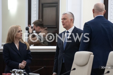  03.02.2026 WARSZAWA<br />POSIEDZENIE RADY MINISTROW<br />N/Z JOLANTA SOBIERANSKA GRENDA TOMASZ SIEMONIAK<br /> 
