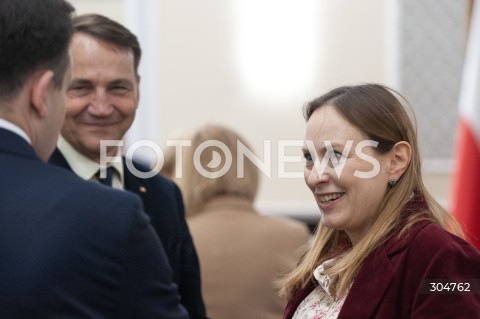  03.02.2026 WARSZAWA<br />POSIEDZENIE RADY MINISTROW<br />N/Z KATARZYNA PELCZYNSKA NALECZ RADOSLAW SIKORSKI<br /> 