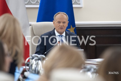  03.02.2026 WARSZAWA<br />POSIEDZENIE RADY MINISTROW<br />N/Z PREMIER DONALD TUSK<br /> 