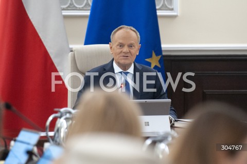  03.02.2026 WARSZAWA<br />POSIEDZENIE RADY MINISTROW<br />N/Z PREMIER DONALD TUSK<br /> 