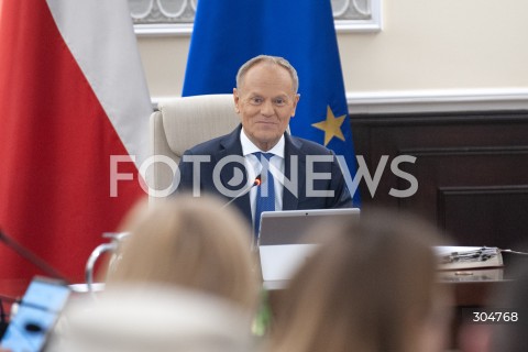  03.02.2026 WARSZAWA<br />POSIEDZENIE RADY MINISTROW<br />N/Z PREMIER DONALD TUSK<br /> 