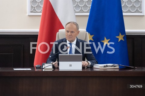  03.02.2026 WARSZAWA<br />POSIEDZENIE RADY MINISTROW<br />N/Z PREMIER DONALD TUSK<br /> 