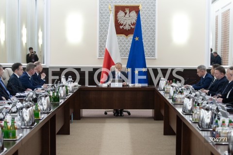  03.02.2026 WARSZAWA<br />POSIEDZENIE RADY MINISTROW<br />N/Z PREMIER DONALD TUSK MINISTROWIE <br /> 