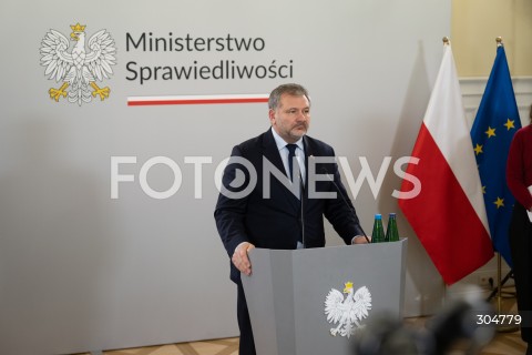  06.02.2026 WARSZAWA<br />KONFERENCJA PRASOWA MINISTRA SPRAWIEDLIWOSCI WALDEMARA ZURKA<br />N/Z WALDEMAR ZUREK<br />FOT. MARCIN BANASZKIEWICZ / FOTONEWS  
