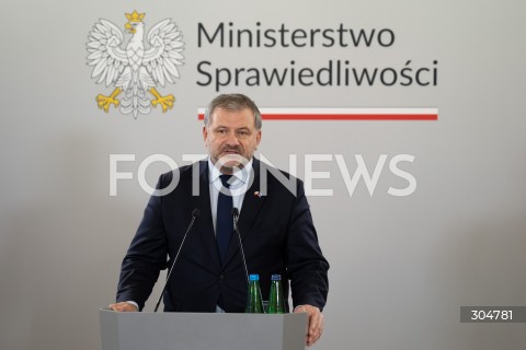  06.02.2026 WARSZAWA<br />KONFERENCJA PRASOWA MINISTRA SPRAWIEDLIWOSCI WALDEMARA ZURKA<br />N/Z WALDEMAR ZUREK<br />FOT. MARCIN BANASZKIEWICZ / FOTONEWS  