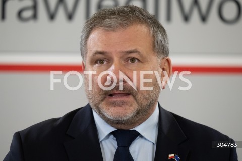  06.02.2026 WARSZAWA<br />KONFERENCJA PRASOWA MINISTRA SPRAWIEDLIWOSCI WALDEMARA ZURKA<br />N/Z WALDEMAR ZUREK<br />FOT. MARCIN BANASZKIEWICZ / FOTONEWS  
