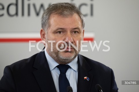  06.02.2026 WARSZAWA<br />KONFERENCJA PRASOWA MINISTRA SPRAWIEDLIWOSCI WALDEMARA ZURKA<br />N/Z WALDEMAR ZUREK<br />FOT. MARCIN BANASZKIEWICZ / FOTONEWS  