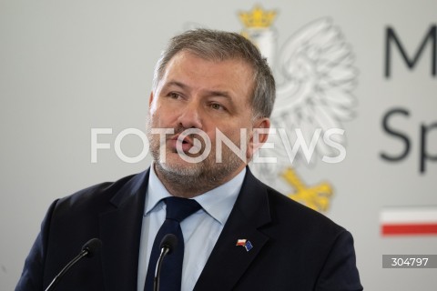  06.02.2026 WARSZAWA<br />KONFERENCJA PRASOWA MINISTRA SPRAWIEDLIWOSCI WALDEMARA ZURKA<br />N/Z WALDEMAR ZUREK<br />FOT. MARCIN BANASZKIEWICZ / FOTONEWS  