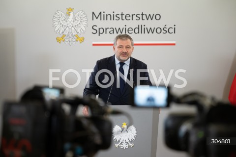  06.02.2026 WARSZAWA<br />KONFERENCJA PRASOWA MINISTRA SPRAWIEDLIWOSCI WALDEMARA ZURKA<br />N/Z WALDEMAR ZUREK<br />FOT. MARCIN BANASZKIEWICZ / FOTONEWS  