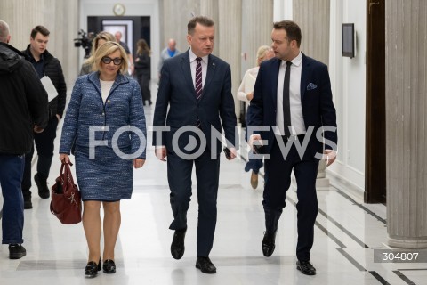  13.02.2026 WARSZAWA SEJM <br />POSIEDZENIE SEJMU RP<br />N/Z BARBARA BARTUS MARIUSZ BLASZCZAK RAFAL BOCHENEK<br /> 