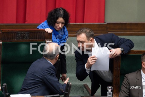 Posiedzenie Sejmu w Warszawie