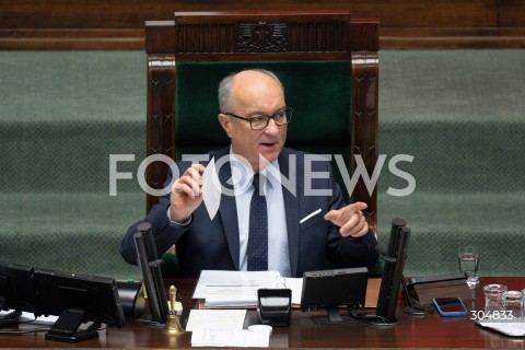  13.02.2026 WARSZAWA SEJM <br />POSIEDZENIE SEJMU RP<br />N/Z MARSZALEK WLODZIMIERZ CZARZASTY<br /> 