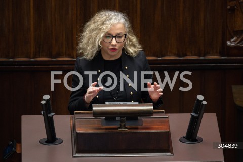  13.02.2026 WARSZAWA SEJM <br />POSIEDZENIE SEJMU RP<br />N/Z KATARZYNA KOTULA<br /> 