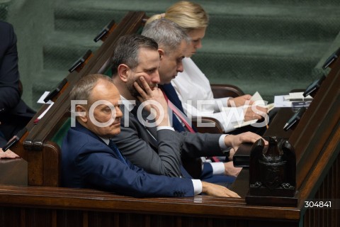  13.02.2026 WARSZAWA SEJM <br />POSIEDZENIE SEJMU RP<br />N/Z PREMIER DONALD TUSK WLADYSLAW KOSINIAK KAMYSZ <br /> 