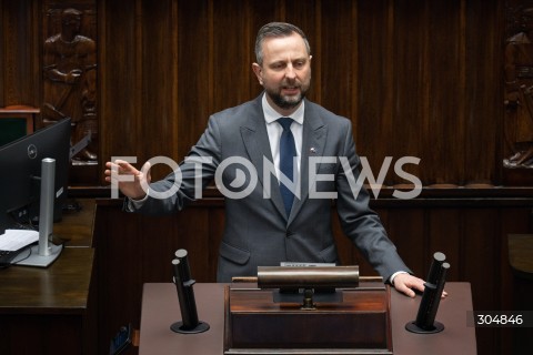  13.02.2026 WARSZAWA SEJM <br />POSIEDZENIE SEJMU RP<br />N/Z WLADYSLAW KOSINIAK KAMYSZ<br /> 